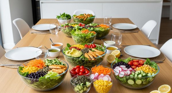La cuisine américaine healthy : les salades composées et bowls colorés à adopter